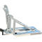 Lève-fûts Bauer RS-I/91, pour chariot élévateur, 1 fût de 200/220 l, L 1295 x l 585 x H 925 mm, jusqu'à 800 kg, acier galvanisé à chaud