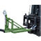 Lève-fûts Bauer RS-I/91, pour chariot élévateur, 1 fût de 200/220 l, L 1295 x l 585 x H 925 mm, jusqu'à 800 kg, acier, vert réséda