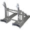 Lève-fûts Bauer RS-II/91, pour chariot élévateur, 2 fûts de 200/220 l, L 1185 x l 940 x H 925 mm, jusqu'à 1600 kg, acier, gris souris