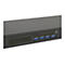 LevelOne FGP-3400 34-Port Fast Ethernet PoE Switch in grau mit Netzwerkanschlüssen und Status-LEDs.
