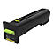 Lexmark - Hohe Ergiebigkeit - Gelb - original - Tonerpatrone LCCP, Lexmark Corporate - für Lexmark CX820de, CX820dtfe, CX825de, CX825dte, CX825dtfe, CX860de, CX860dte, CX860dtfe