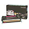 Lexmark Tonerpatrone C734A1MG. Gezeigt wird die Patrone und die Verpackung, Text: 'True. Image. Always.'