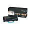 Schwarze Lexmark-Tonerpatrone und Karton. Aufschrift: X264A21G.