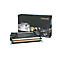 Lexmark Tonerkartusche und Box, schwarzer Hintergrund. Label: C734A2KG. Inkl. Produktabbildung.