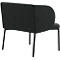 Leyform LIV fauteuil de réception, structure en tube d'acier, revêtement en tissu, L 730 x P 620 x H 740 mm, anthracite chiné