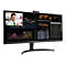 LG 34CN650W-AP - Thin Client - All-in-One (Komplettlösung) - 1 x Celeron J4105 / 1.5 GHz - RAM 8 GB - SSD 128 GB