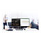 LG 34CN650W-AP - Thin Client - All-in-One (Komplettlösung) - 1 x Celeron J4105 / 1.5 GHz - RAM 8 GB - SSD 128 GB