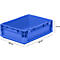 Lichte Eurobox ELB 4120, van PP, inhoud 10,9 l, zonder deksel, blauw