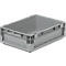 Lichte Eurobox ELB 4120, van PP, inhoud 10,9 l, zonder deksel, grijs