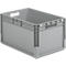 Lichte Eurobox ELB 6320, van PP, inhoud 64 l, zonder deksel, grijs