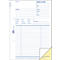 Lieferschein Avery™ Zweckform 1720-5, Format A5, 5 Bücher mit jeweils 2 x 40 Blatt, FSC®-Papier, weiß/gelb