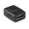 Adaptateur HDMI noir avec logo LINDY, montrant la conception du port HDMI.