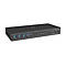 Lindy - KVM-/Audio-/USB-Switch - Dual-Head, HDMI 4K60, USB 3.0 - 2 x KVM/Audio/USB - 1 lokaler Benutzer - Desktop