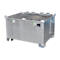 Lithium-ionen-magazijnbak LIL 280, plaatstaal, afsluitbaar deksel, 3-voudig stapelbaar, B 1200 x D 1000 mm,