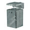 Metal container with lid, mounted on the wall. The product is shown against a white background.