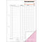 Livre de comptabilité KG425 sigel®, format A4 portrait, 2 x 50 feuilles