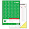 Livre de comptabilité SD006 Sigel, papier autocopiant, format A4, 2 x 40 feuilles