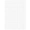 Une feuille de papier blanche avec un fin motif quadrillé gris.