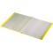 Livret de présentation Leitz® Recycle, A4, 20 pochettes transparentes indélébiles, jusqu'à 2 feuilles/pochette, étiquette au dos, 100 % recyclable, plastique, jaune