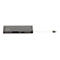 Grauer USB-C-Hub, mit SD-Kartenleser, weiÃŸem Kabel und Stecker.