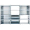 Lochblechwand für Grundregal/Anbauregal ORDO Industry, multifunktional, Quadratlochung 10-38 mm, magnethaftend, B 500 x T 1,5 x H 2000 mm, Stahl, verzinkt