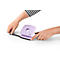 Locher NOVUS B 220, bis zu 20 Blatt, für A4/A5/A6/B5/B6/US/3x8/Folio, Anschlagschiene, Vollmetall & Kunststoff, pretty-lilac