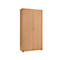 Locker 2-deurs, zonder akoestisch front, B 1000 x D 450 x H 2300 mm, beukendecor
