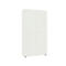 Locker 2-deurs, zonder akoestisch front, B 1000 x D 450 x H 2300 mm, wit