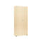 Locker 2-deurs, zonder akoestisch front, B 800 x D 450 x H 2300 mm, ahorndecor