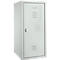 Locker, plaatstaal, B 400 x D 500 x H 1000 mm, veiligheidsslot met draaigrendel, gemonteerd, lichtgrijs