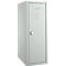 Locker - stalen - B 315 x D 500 x H 875 mm - veiligheidsslot met draaiende grendel - gemonteerd - lichtgrijs