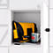 Lockerkast, B 1250 x D 430 x H 1548 mm, 12 afsluitbare vakken met cijfers, wit/basaltgrijs