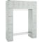 Lockerkast - B 1565 x D 500 x H 1950 mm - 3 x 4 vakken - met kledingstang - schoenrek - lichtgrjs - ons merk Schäfer Shop Select