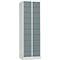 Lockerkast, plaatstaal, deuraanslag rechts, cilinderslot, 20 vakken, B 600 x H 1800 mm, lichtgrijs RAL 7035/blauwgrijs RAL 7031