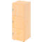 Lockerkast Topas Line, 3 dossierhoogtes, 3 vakken, cilinderslot, B 400 x D 420 x H 1100 mm, ahorn/mapulier