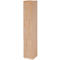 Lockerkast Topas Line, 6 dossierhoogtes, 3 compartimenten, cijferslot, B 400 x D 420 x H 2156 mm, notenhout/walnoot