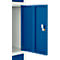 Lockerzuil, met cilinderslot, lichtgrijs/gentiaanblauw