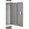 Lockerzuil, met cilinderslot, lichtgrijs/platina grijs