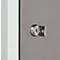 Lockerzuil, met cilinderslot, lichtgrijs/platina grijs