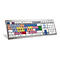 LogicKeyboard Avid Media Composer ALBA Slimline - Tastatur - klassisches Layout, Mac - USB - QWERTY - GB