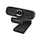 Webcam, schwarz mit silbernem Rahmen. Aufschrift: "Live Camera FHD 1080p" und "LogiLink".