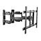 LogiLink Full Motion Corner TV Wall Mount - Aufstellung - einstellbarer Arm - für Fernseher und Monitor