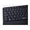 Nahaufnahme einer schwarzen Tastatur mit weißen Buchstaben. Das Logo "LogiLink" ist deutlich sichtbar.