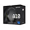 Auf einem schwarzen Hintergrund ist ein Astro A10 Gaming-Headset abgebildet. Logos von Logitech und Astro sind zu sehen. Der Text "A10" ist prominent dargestellt.