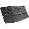 Logitech ERGO K860 for Business Tastatur, kabellos, Handgelenkauflage, 10 m Reichweite, graphit