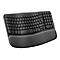 Logitech Ergo Series - Tastatur - kabellos - 2.4 GHz, Bluetooth LE - QWERTZ - Deutsch