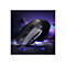 Ein Gaming-Maus in Schwarz, von Logitech, mit beleuchteten Elementen auf einer glÃ¤nzenden OberflÃ¤che.