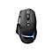 Souris de jeu noire avec Ã©clairage RVB et boutons latÃ©raux.