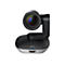Eine schwarze Logitech-Webcam. Auf der Linse steht HD 1080p und 10x Zoom.