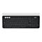 Logitech K780 Multi-Device - Tastatur - kabellos - Bluetooth, 2.4 GHz - GB - weiß